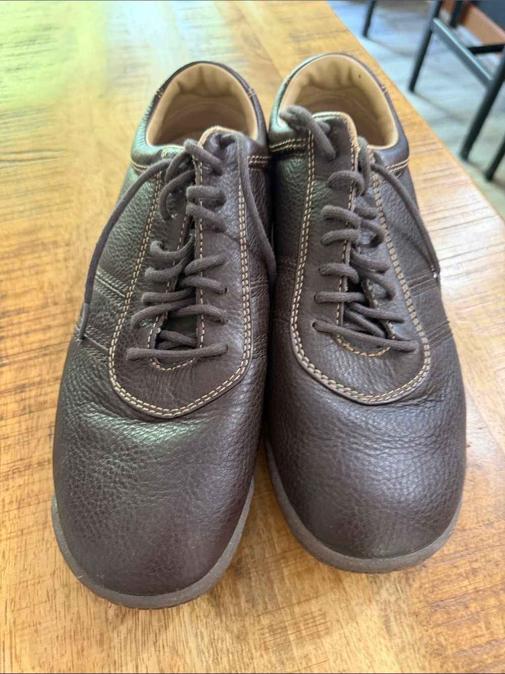 Rockport Men's Brown Casual Leather Lace-Up Shoes